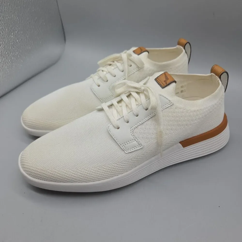 Wolf and Shepherd Swiftknit Derby Mens lightweight white mesh shoes  size 8 NEW
